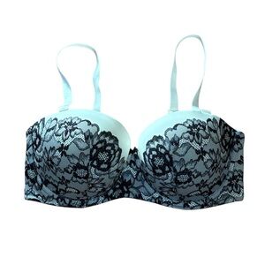 Torrid Push -Up convertible Bra, black white 36DD